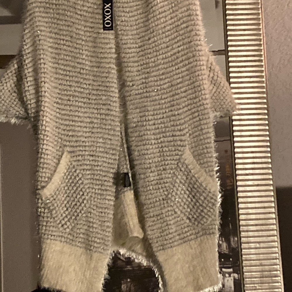 XOXO slouchy cozy cover sweater.
